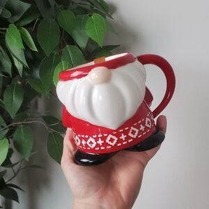 Christmas Gnome Hand Poured Coffee Bean Scented Candle Soy Wax in a Mug